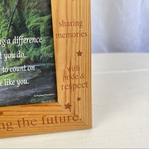 VTG Photo Picture Frame School Teacher Wooden Decor Gift Vintage Early 2000’s - Picture 13 of 16